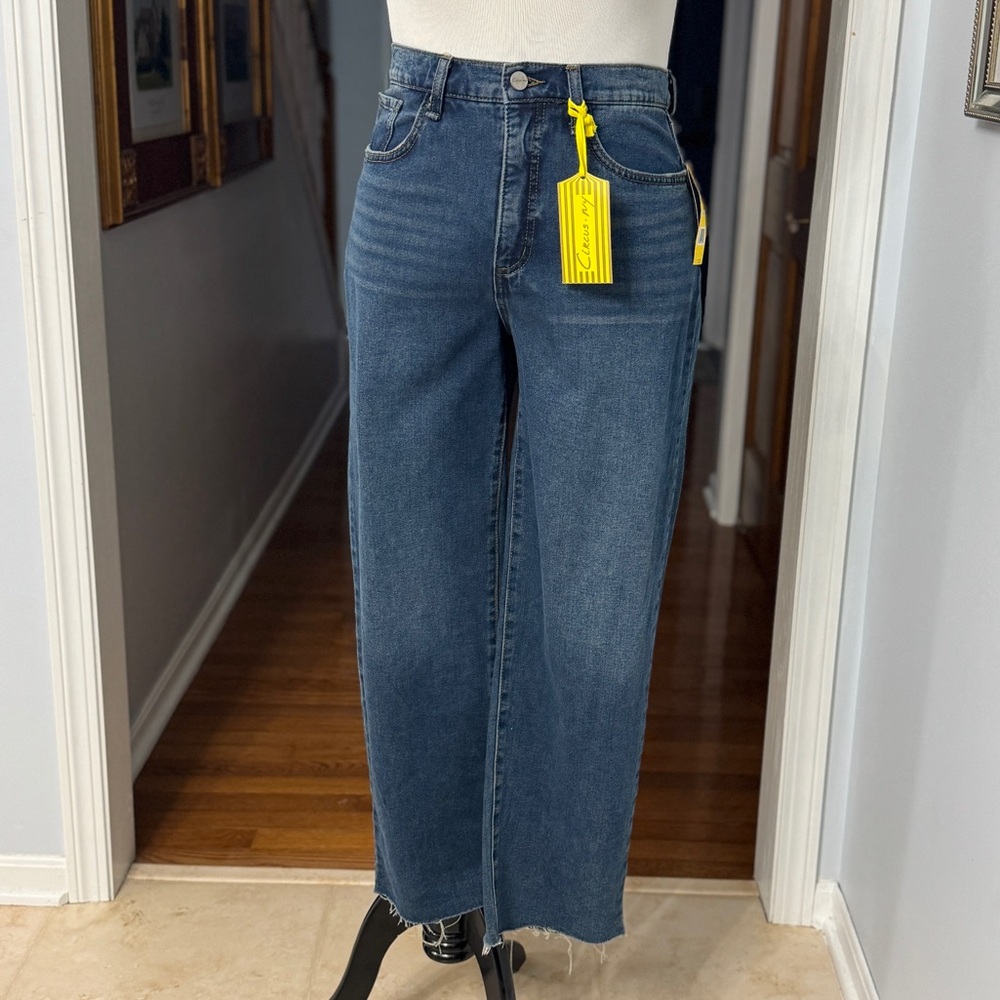 Circus NY Straight High Rise Relaxed Blue‎ Jeans 30 NWT